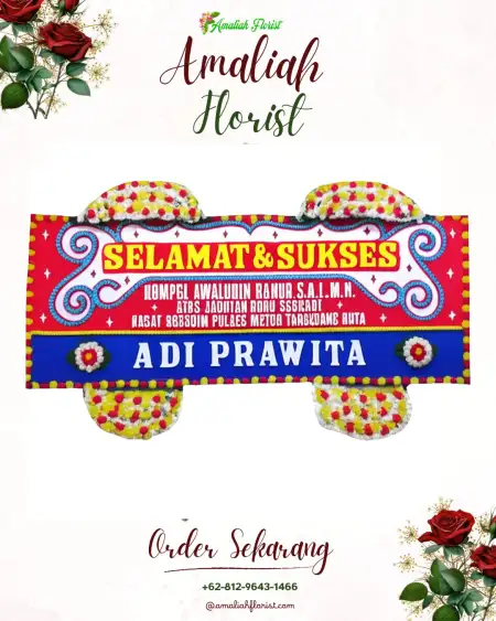 Papan Bunga Ucapan Selamat Tenjojaya